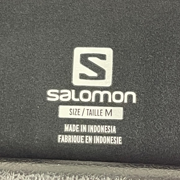 NEW Salomon Womens M Technical Training Jacket Hooded Full Zip Black Red C11213 - Picture 2 of 10